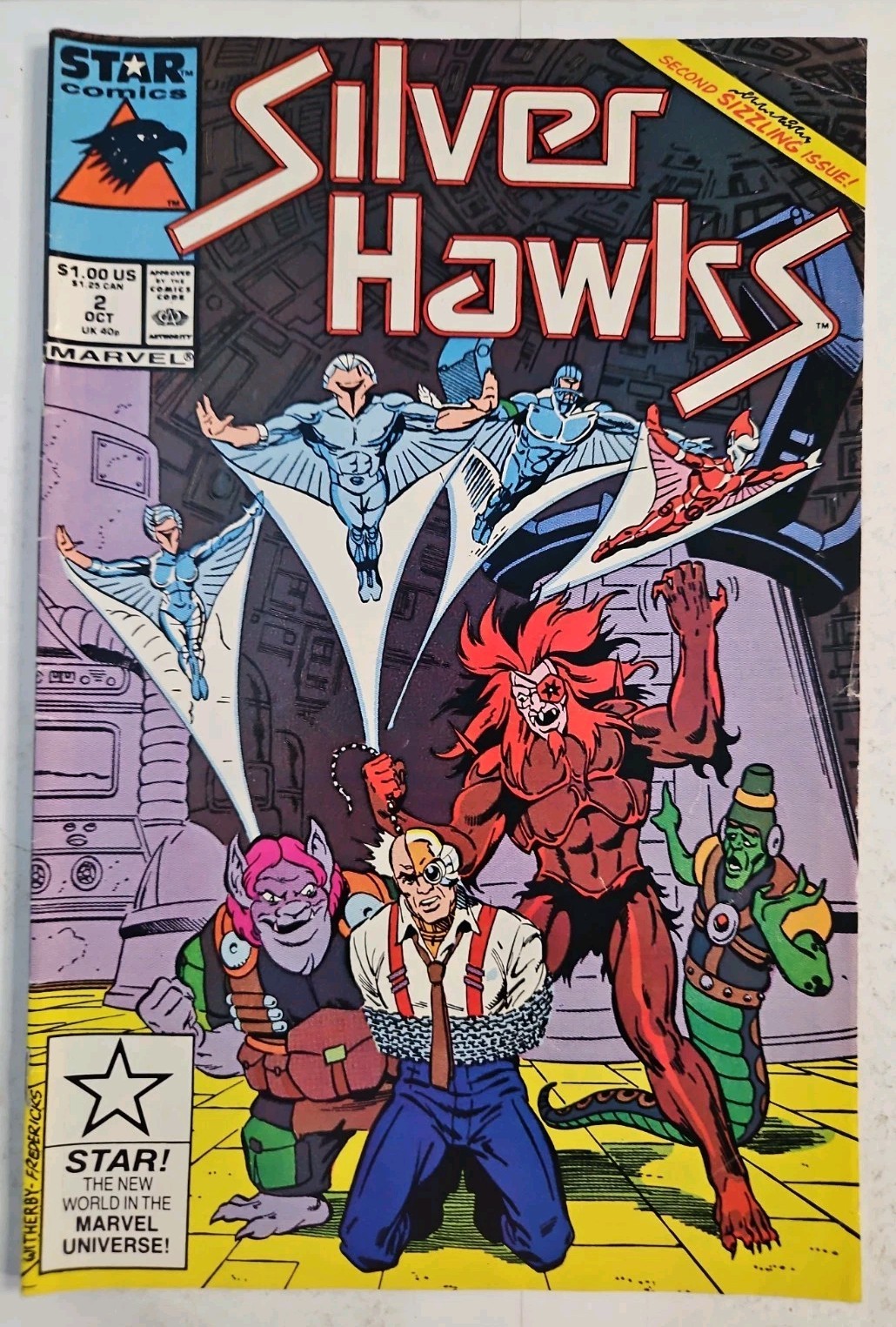 Silverhawks #2 (Marvel Comics October 1987) Vf Silverhawks #2 (Marvel Comics October 1987) Vf