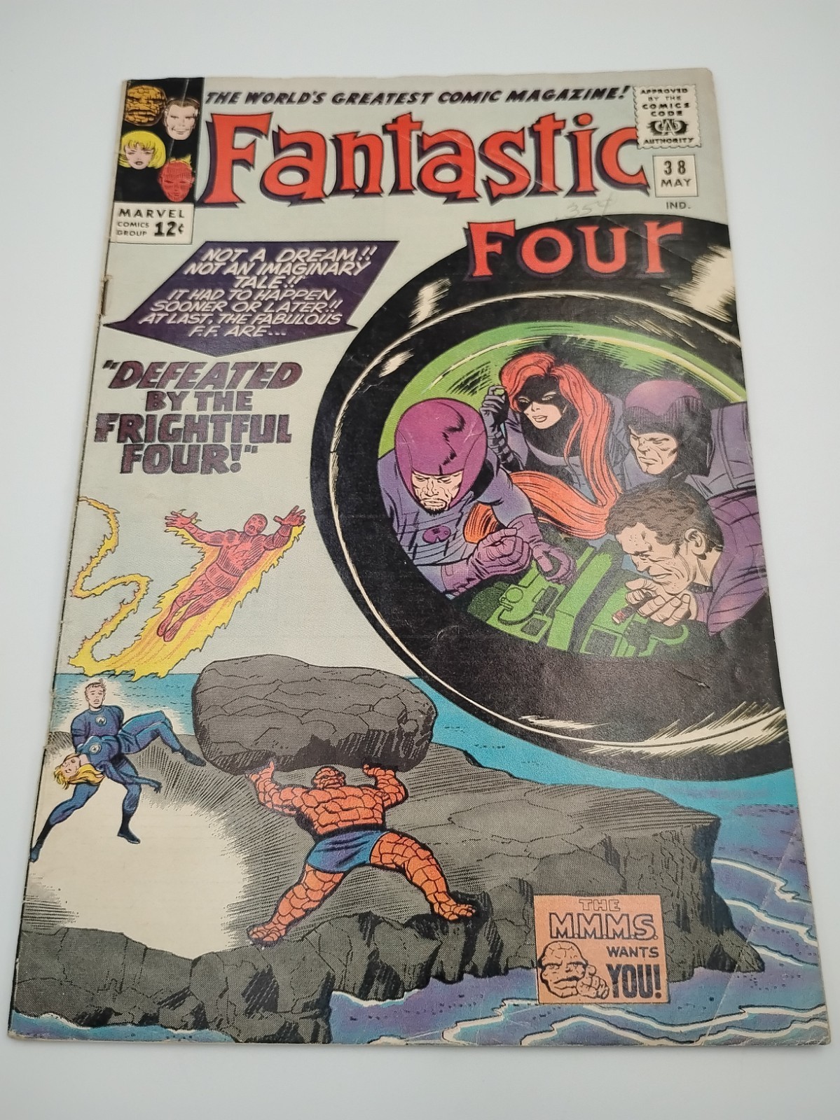 Fantastic Four #38 Marvel 1965 Frightful Four (low)