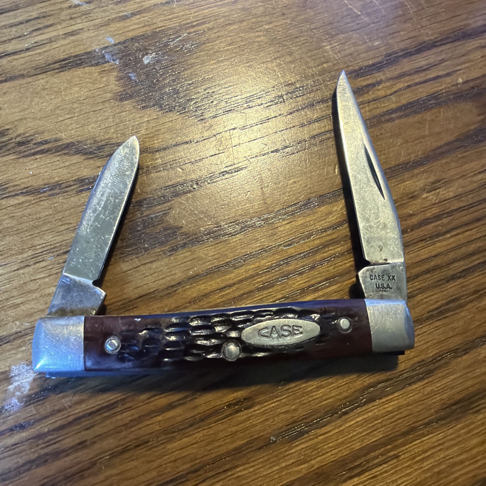 Vintage 1976 Case XX USA 62033 Pen Knife 4 Dot, Used Good Shape