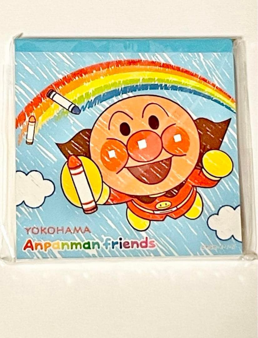 Yokohama Anpanman Museum Limited Present Kumo Memo Pad Rainbow Toy Stationery #2