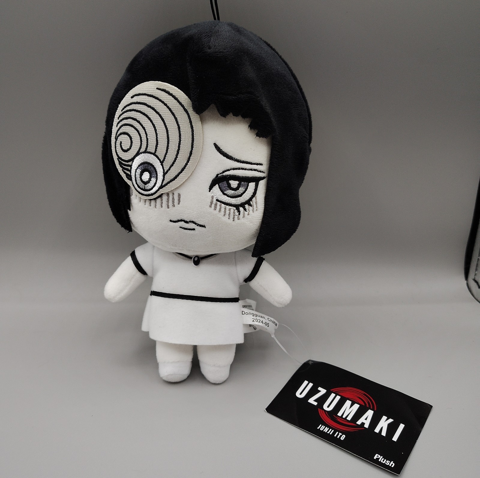 Junji Ito\'s Uzumaki 8\'\' Kurotani Azam Plush Doll Viz Media Shogakukan Horror NWT