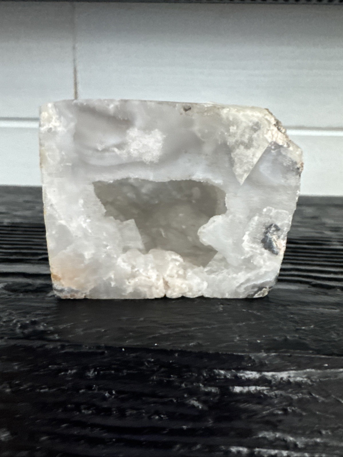 Snow Agate Geode Cube 188 Grams 2” Snow Agate Geode Cube 188 Grams 2”