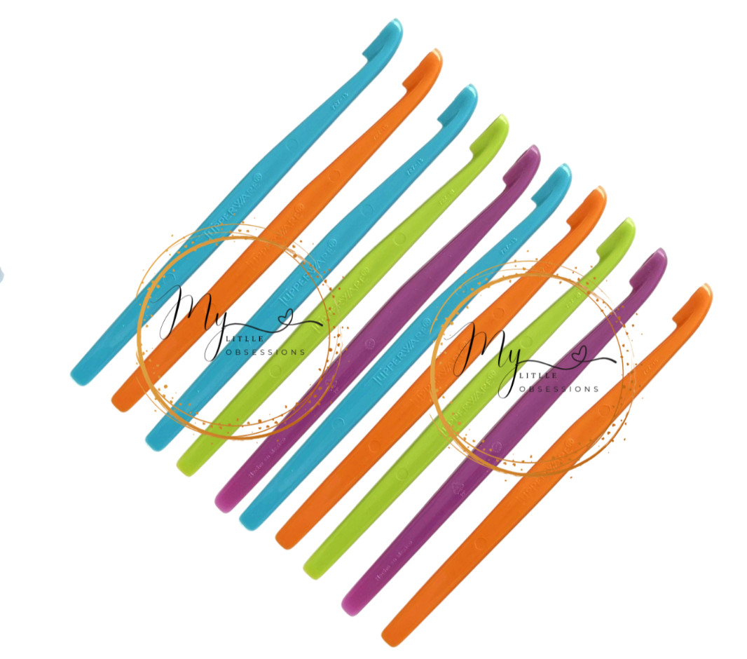 Tupperware NEW Citrus Peelers Set of 10 – Orange, Green, Blue & Purple Gadgets