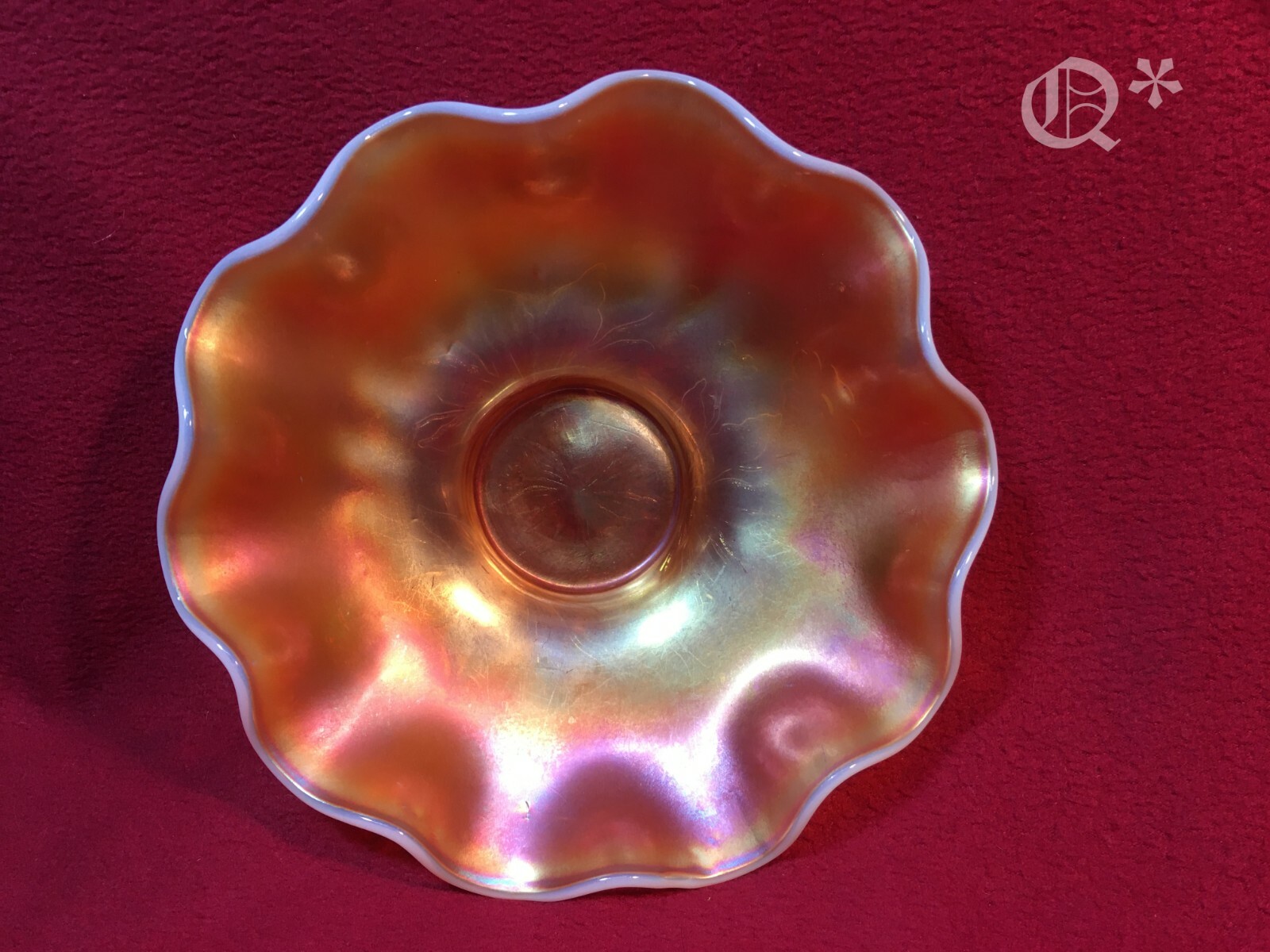 Vintage Carnival Glass Bowl Fenton Art
