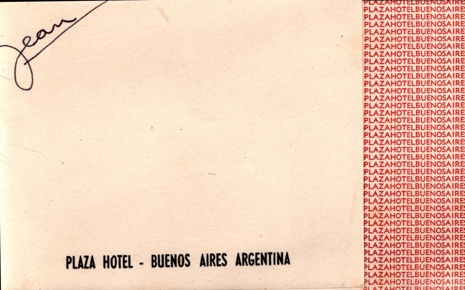 Vintage H. Stern Plaza Hotel Buenos Aires Argentina Brochure 1940s 1950s Vintage H. Stern Plaza Hotel Buenos Aires Argentina Brochure 1940s 1950s