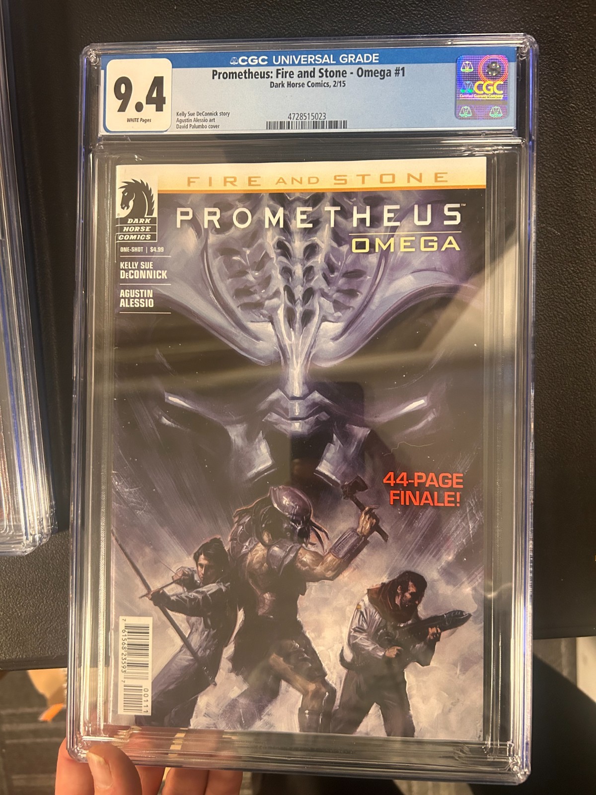 Prometheus Fire and Stone Omega One-Shot Comic CGC 9.4 RAREEEE Prometheus Fire and Stone Omega One-Shot Comic CGC 9.4 RAREEEE