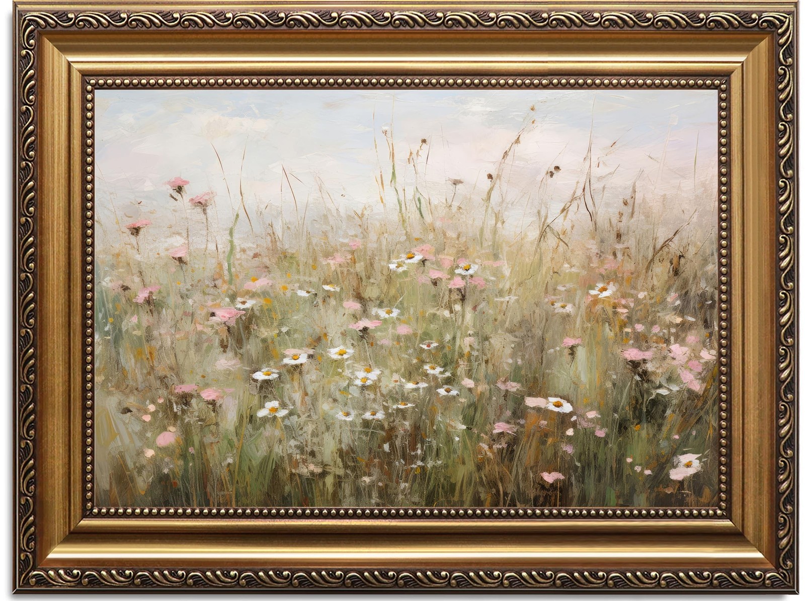 ASTRDECOR Vintage Gold Framed Canvas Wall Art - 16\