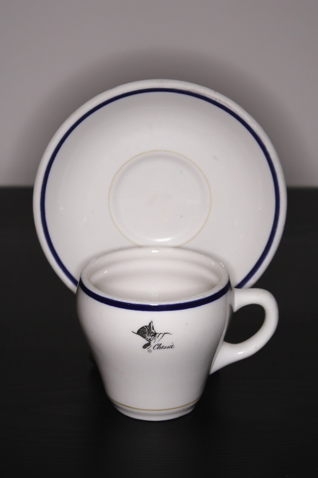 Vintage Rare Syracuse C & O Chessie Cat Railroad Dining Ware Cup & Saucer Set