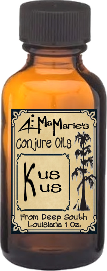 Ma Marie\'s  Kus Kus (Khus) Oil Self Love, Attracts, Uplifting, Grounding  1 Oz