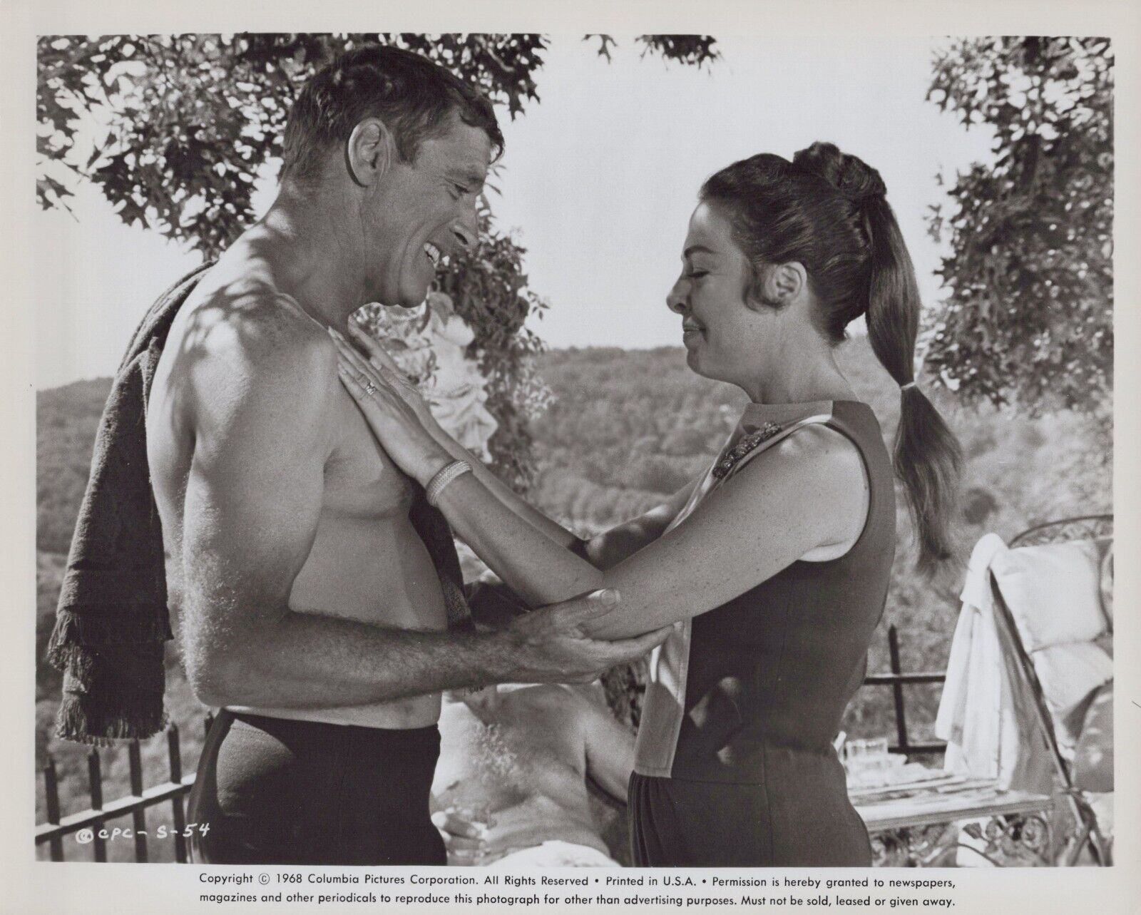 Burt Lancaster in The Swimmer (1968) ❤ Original Vintage Hollywood Photo K 541