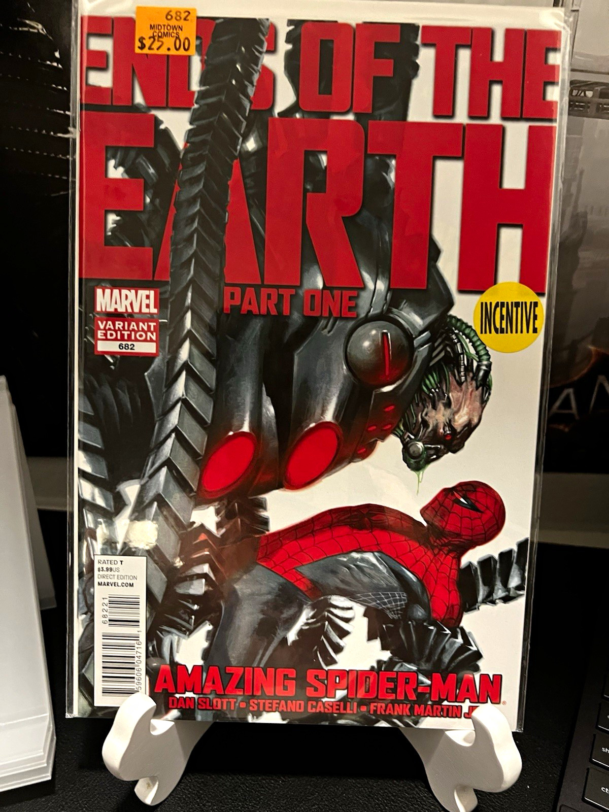 Marvel The Amazing Spider-Man #682 Incentive Variant Cover End of the Earth Marvel The Amazing Spider-Man #682 Incentive Variant Cover End of the Earth