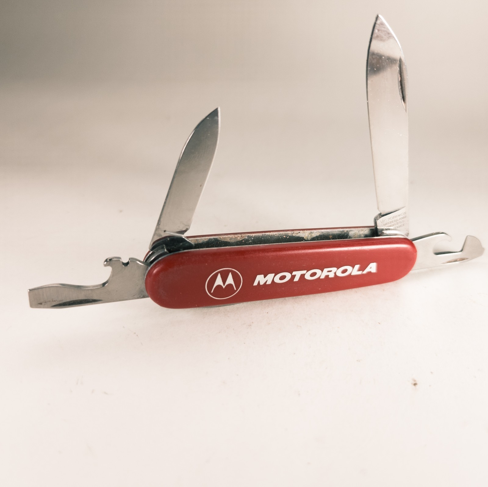 Victorinox Spartan Swiss Army Knife 91mm MOTOROLA Logo No Scale Tools/Key Ring