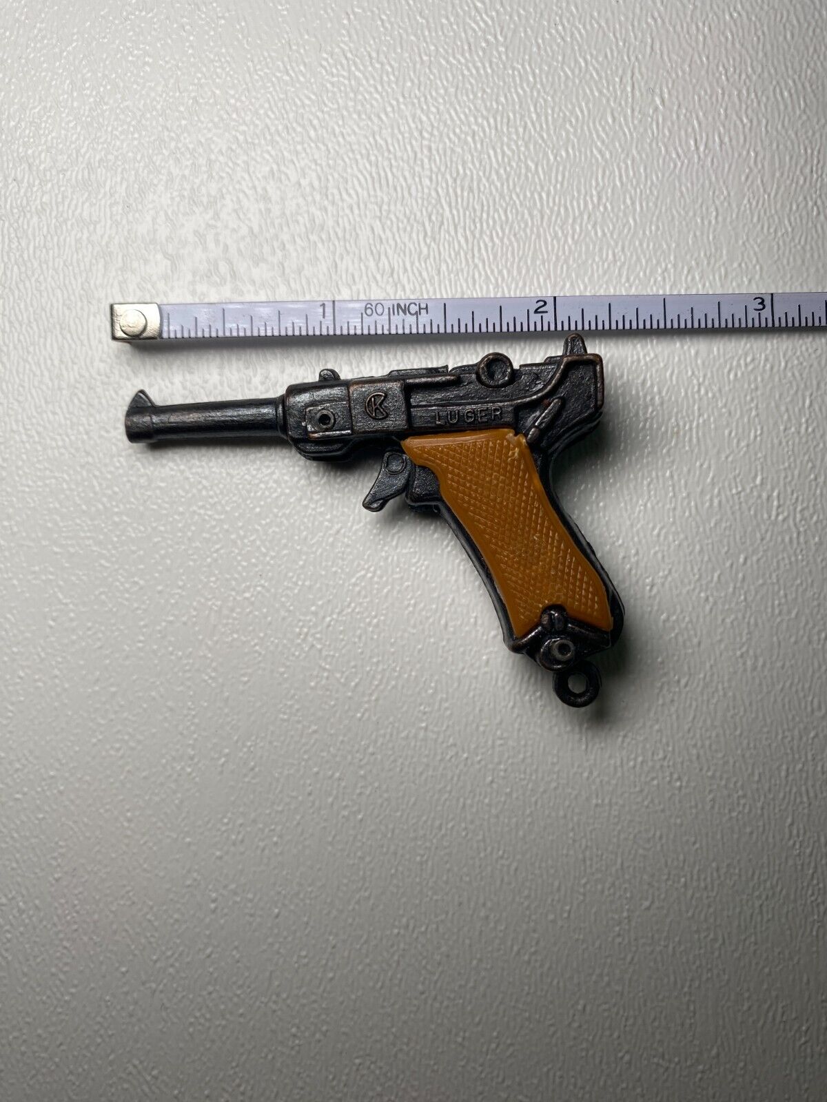 Rare Vtg German Luger Pistol Working Mini Revolver Cap Gun
