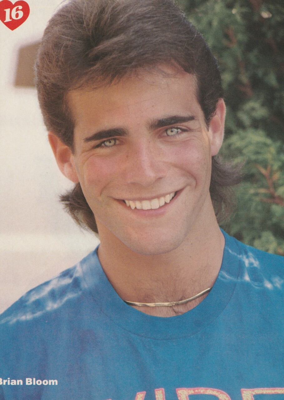 Brian Bloom Ricky Martin Menudo teen magazine pinup blue shirt 16 magazine te...
