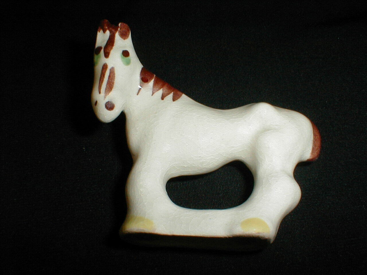 Rio Hondo California Pottery Brown Ceramic Skinny Old Horse Figurine 1930's 