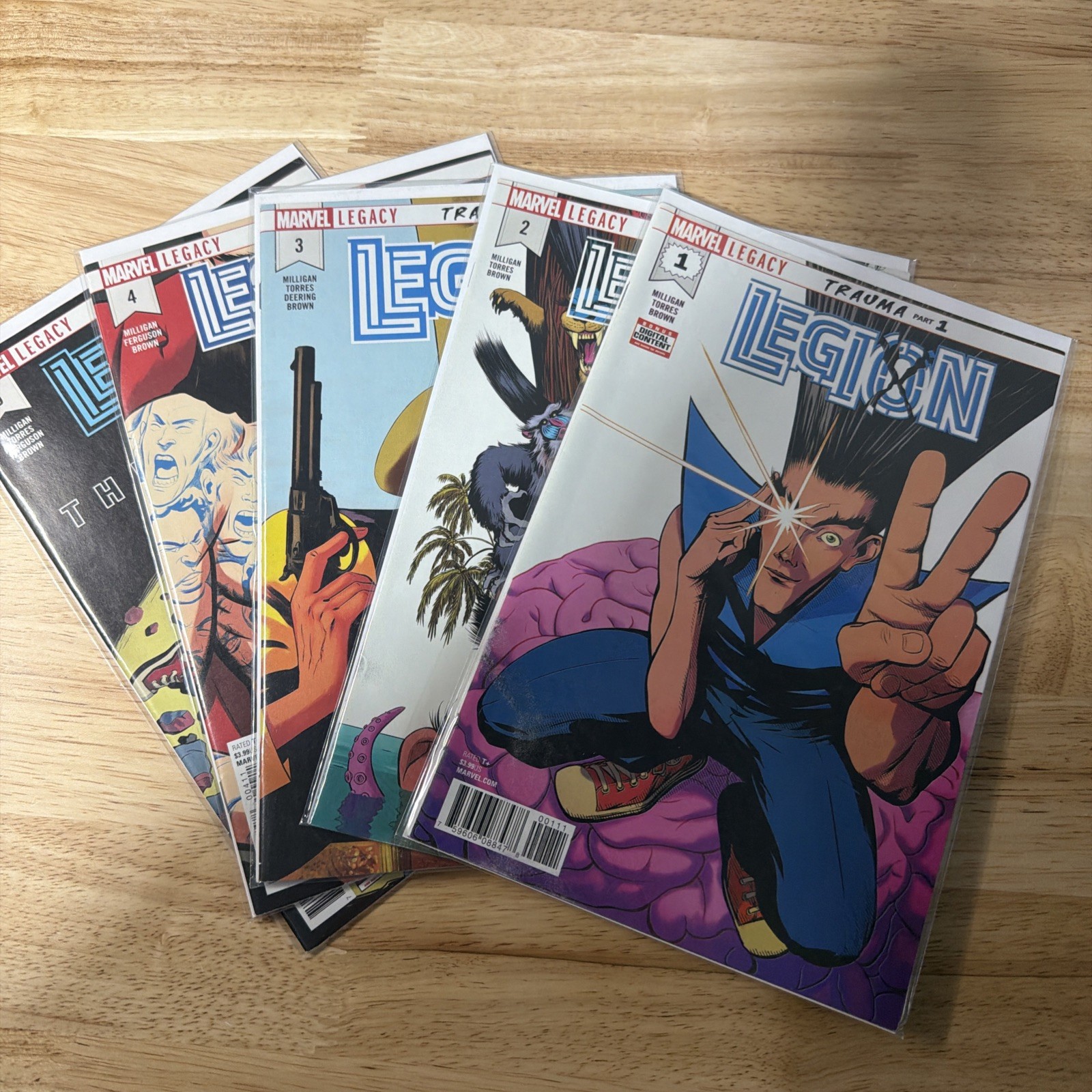 Marvel Comics: Legion Vol. 1 (2018) #1-5 Complete Set