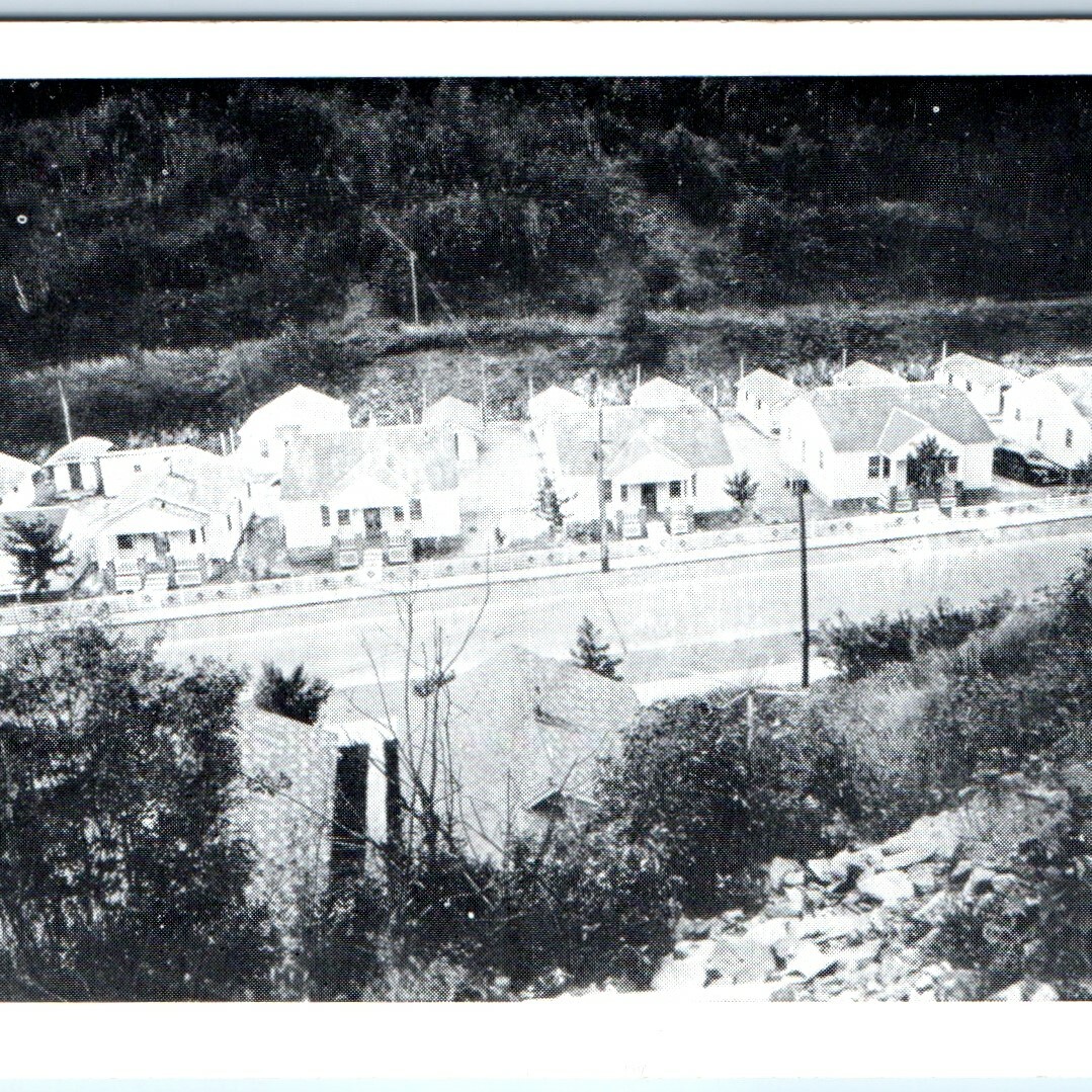 c1940s Deadwood, SD Sunnyside Tourist Cottages Real Photo RPPC Motel Postcard c1940s Deadwood, SD Sunnyside Tourist Cottages Real Photo RPPC Motel Postcard