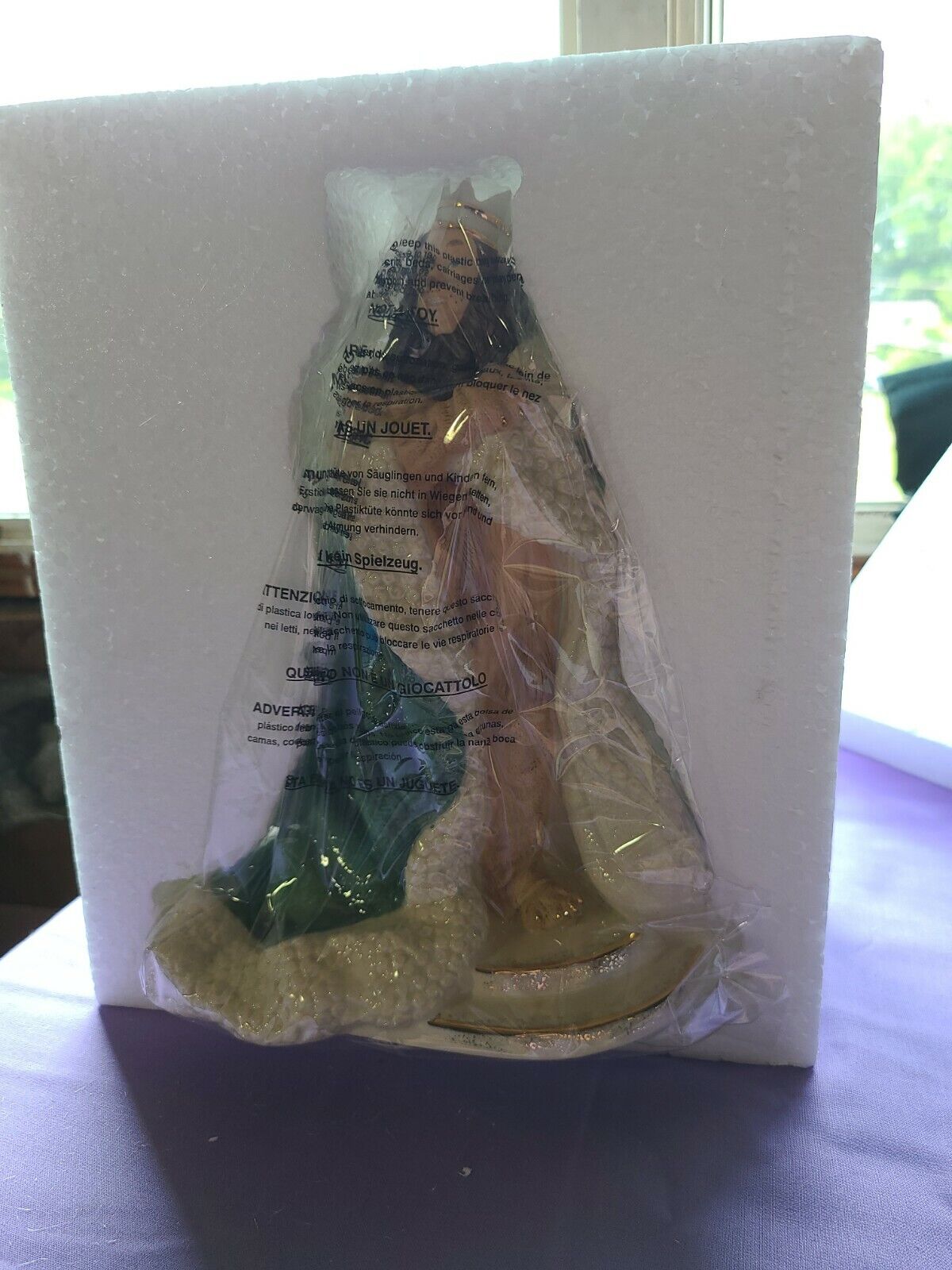 Wizard Of Oz Collection By Lenox Cowardly Lion Porcelain Figurine 9 1/4\