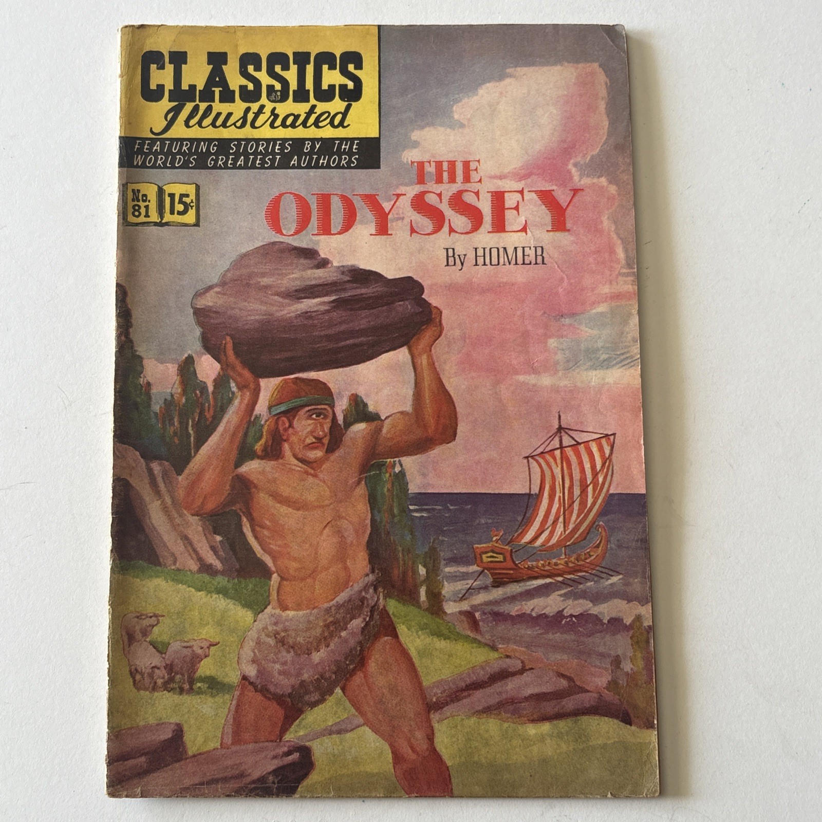 VTG Classics Illustrated (Gilberton) #81 Gilberton - Homer\'s Odyssey 1951 HRN 82