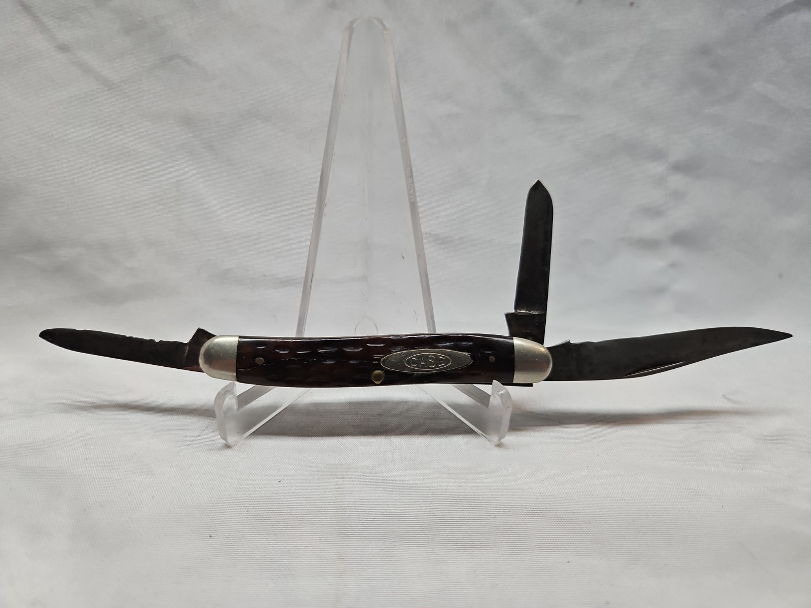 Vintage Case Tested XX 3 Blade 3 Dot Jack Knife Old Logo