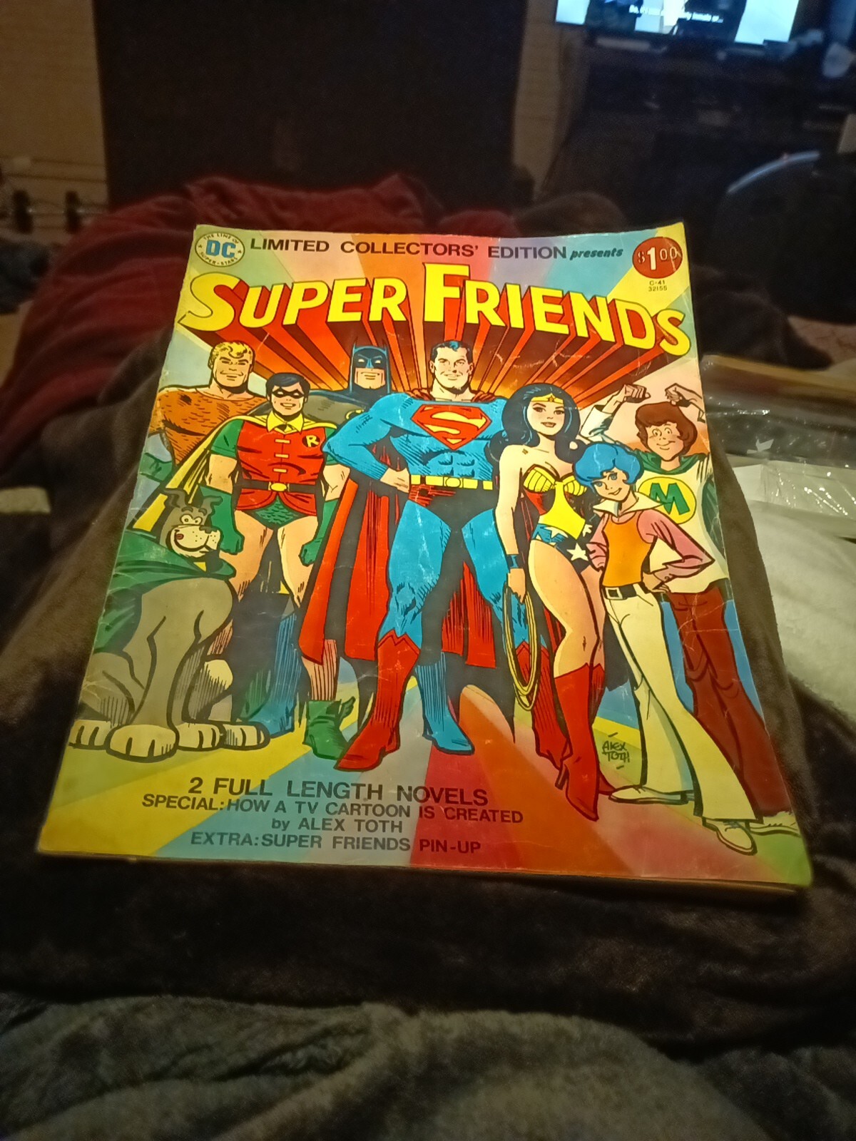 Super Friends Treasury C-41 1976 Batman Superman Wonder Woman Alex Toth Super Friends Treasury C-41 1976 Batman Superman Wonder Woman Alex Toth