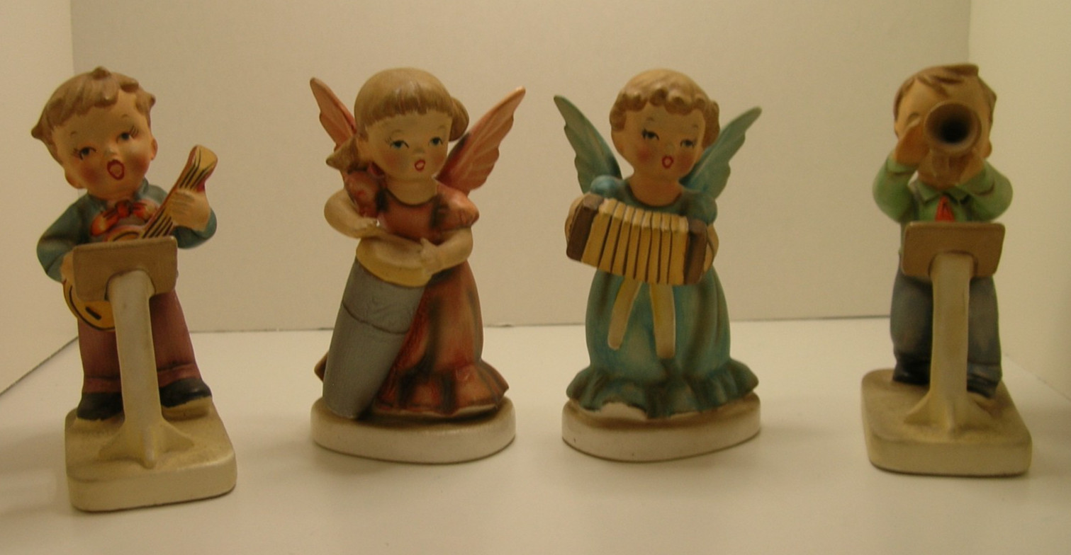 Rare Lot 4 Nikoniko Japanese Hand Painted 5\