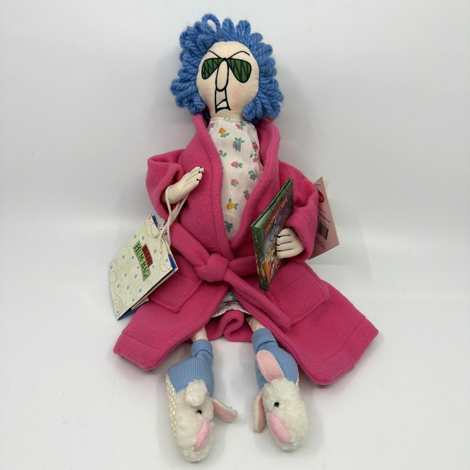 Hallmark Shoebox Maxine Grumpy Sitting Doll Holiday Bah Humbug New w/ Tag