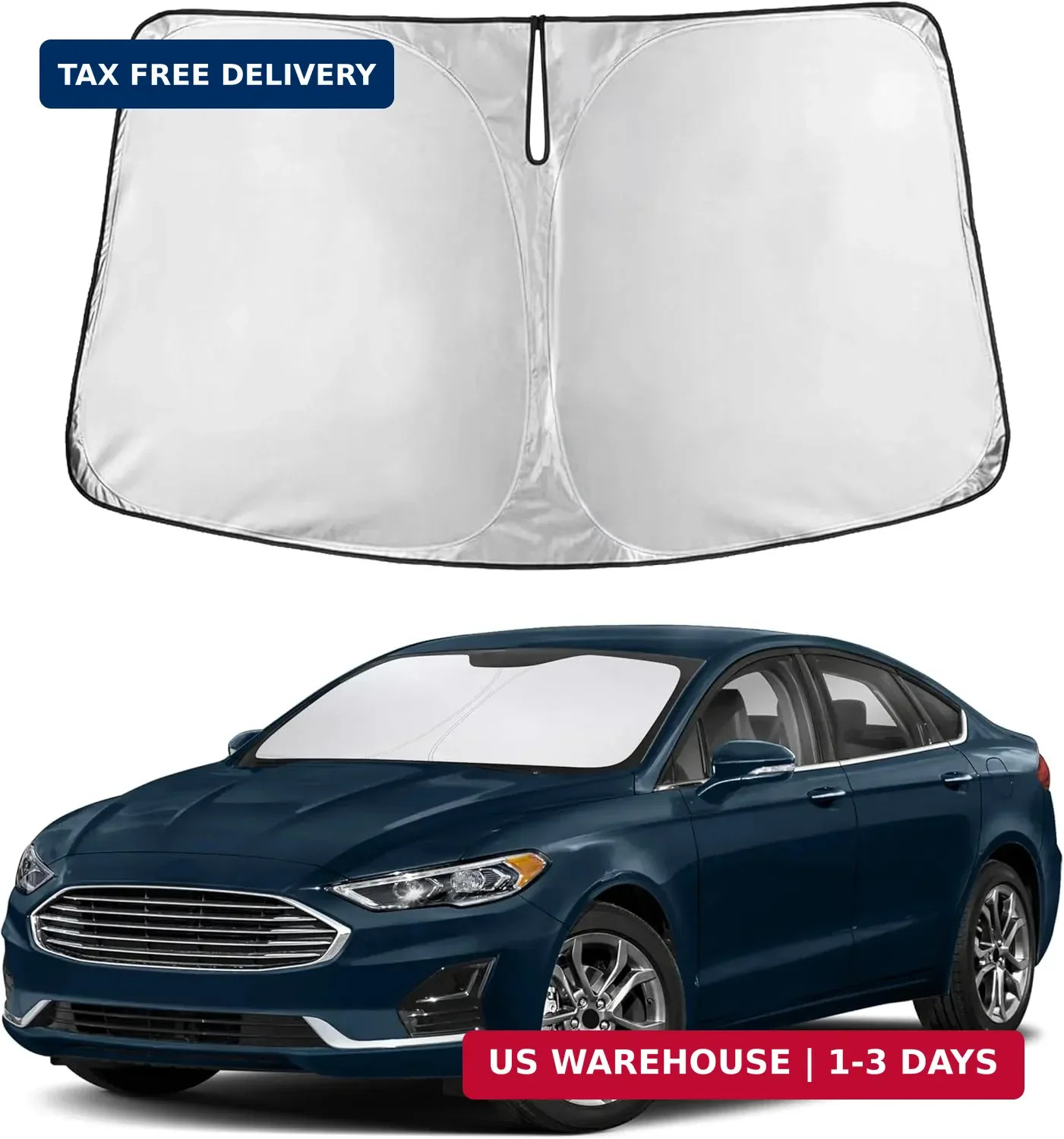 Windshield Sun Shade Fit for 2013-2019 2020 2021 Ford Fusion Sunshade, F Windshield Sun Shade Fit for 2013-2019 2020 2021 Ford Fusion Sunshade, F
