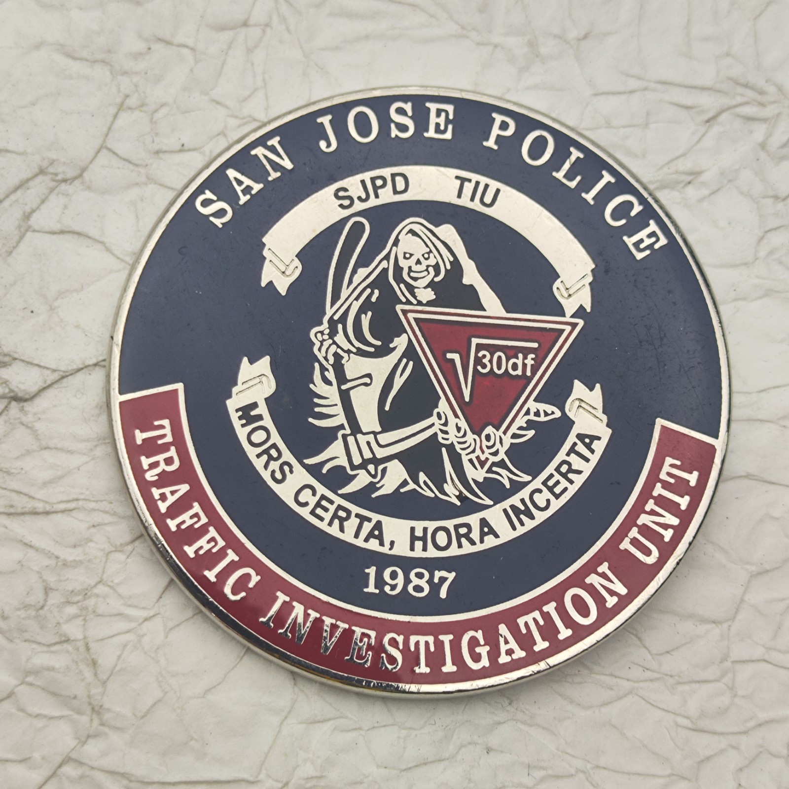 San Jose Police Auto Theft Unit Challenge Coin