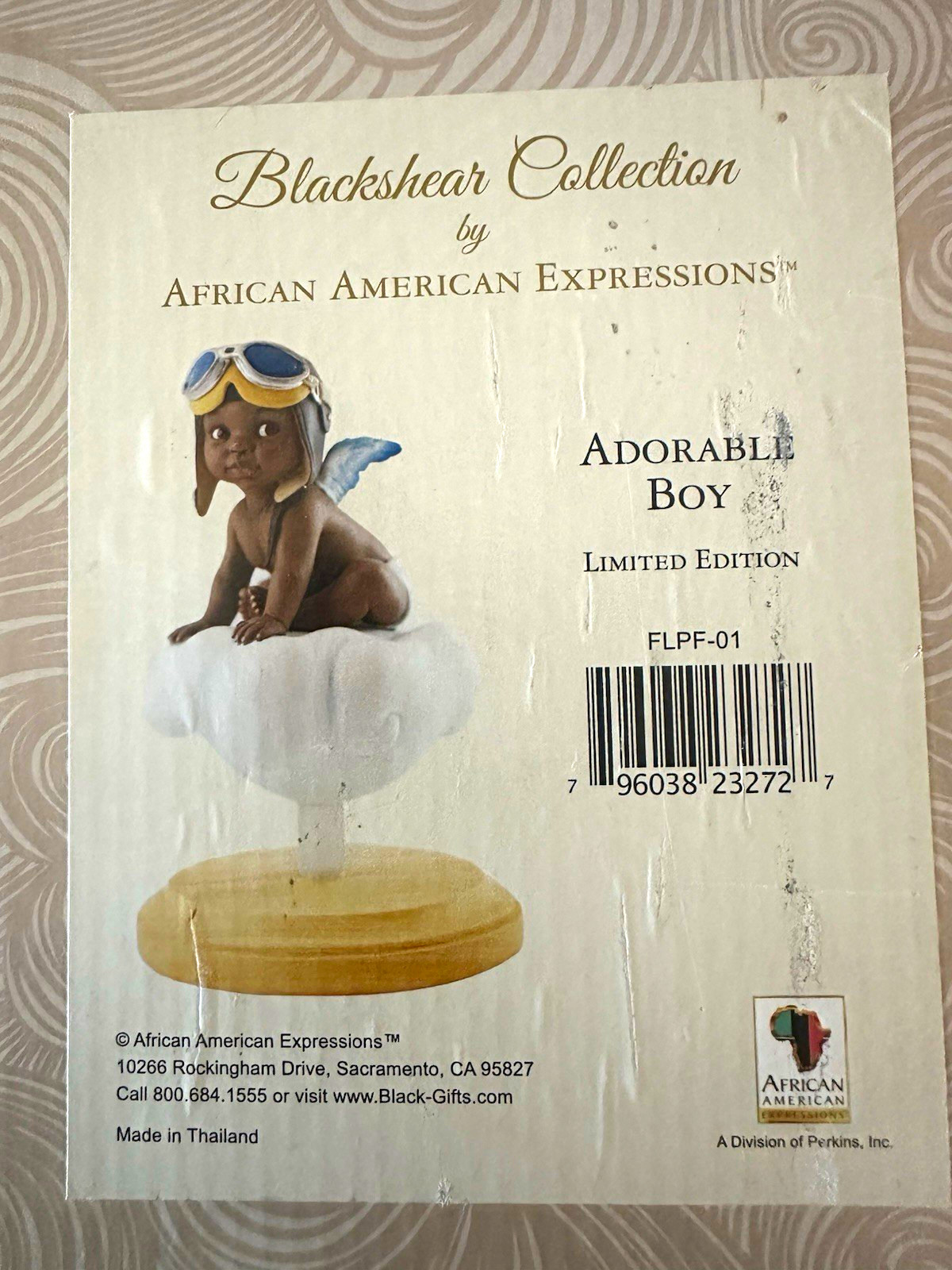 African American Expressions Blackshear Adorable Boy Figurine Limited Ed Resin