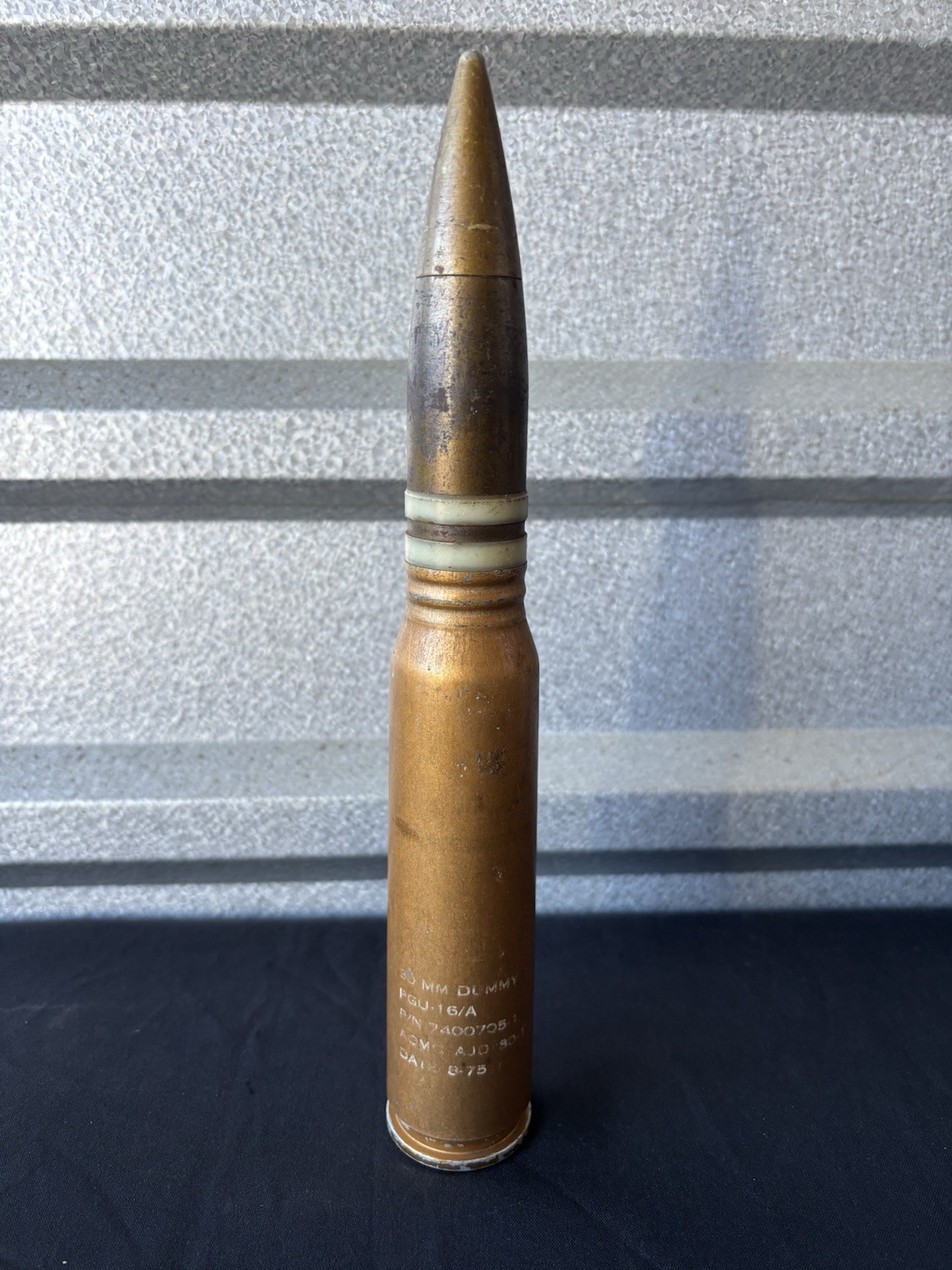 Vietnam War Era US Military Rare 30mm Dummy Display Shell