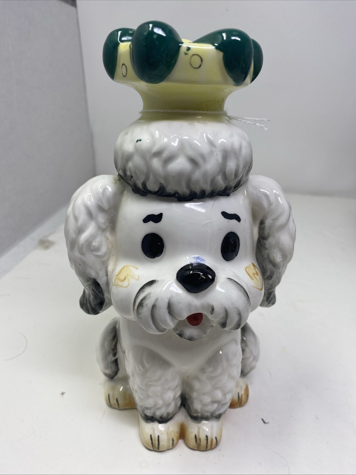 Vintage Poodle Wearing Crown Bank Vintage JAPAN