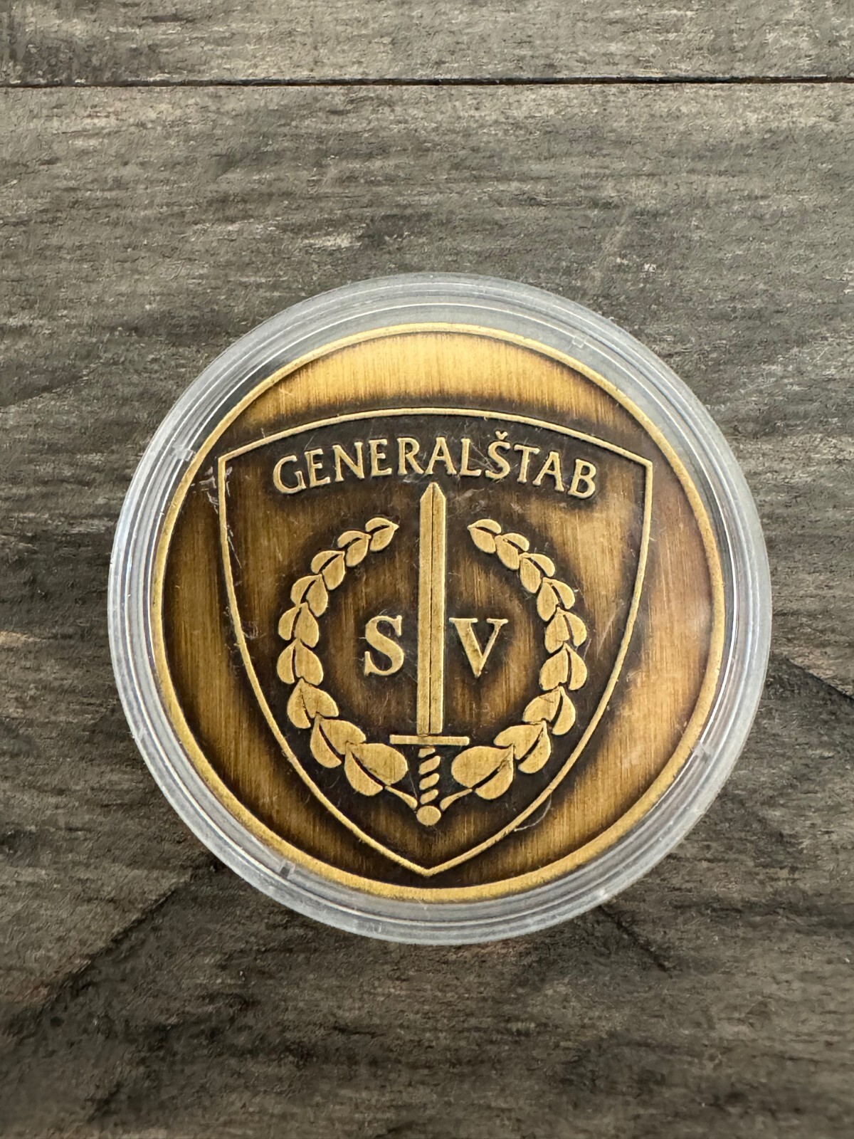 VERY RARE Republika Slovenija Challenge Coin - General Stab / Slovenska Vojska VERY RARE Republika Slovenija Challenge Coin - General Stab / Slovenska Vojska