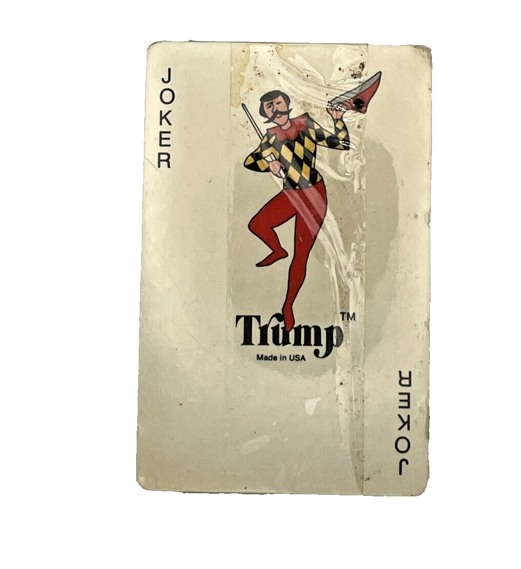 Vintage Trump Playing Cards Norman Rockwell Spring USA Joker on Back Sealed