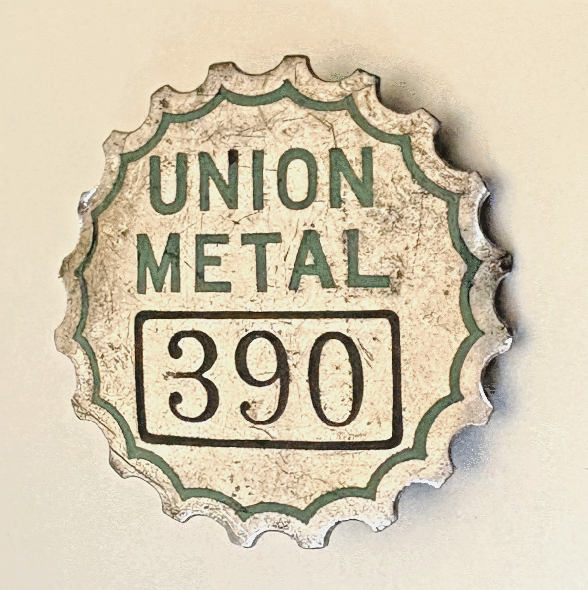 VTG Employee ID Badge: UNION METAL CORP; Streetlight Steel Pole Maker; Canton OH