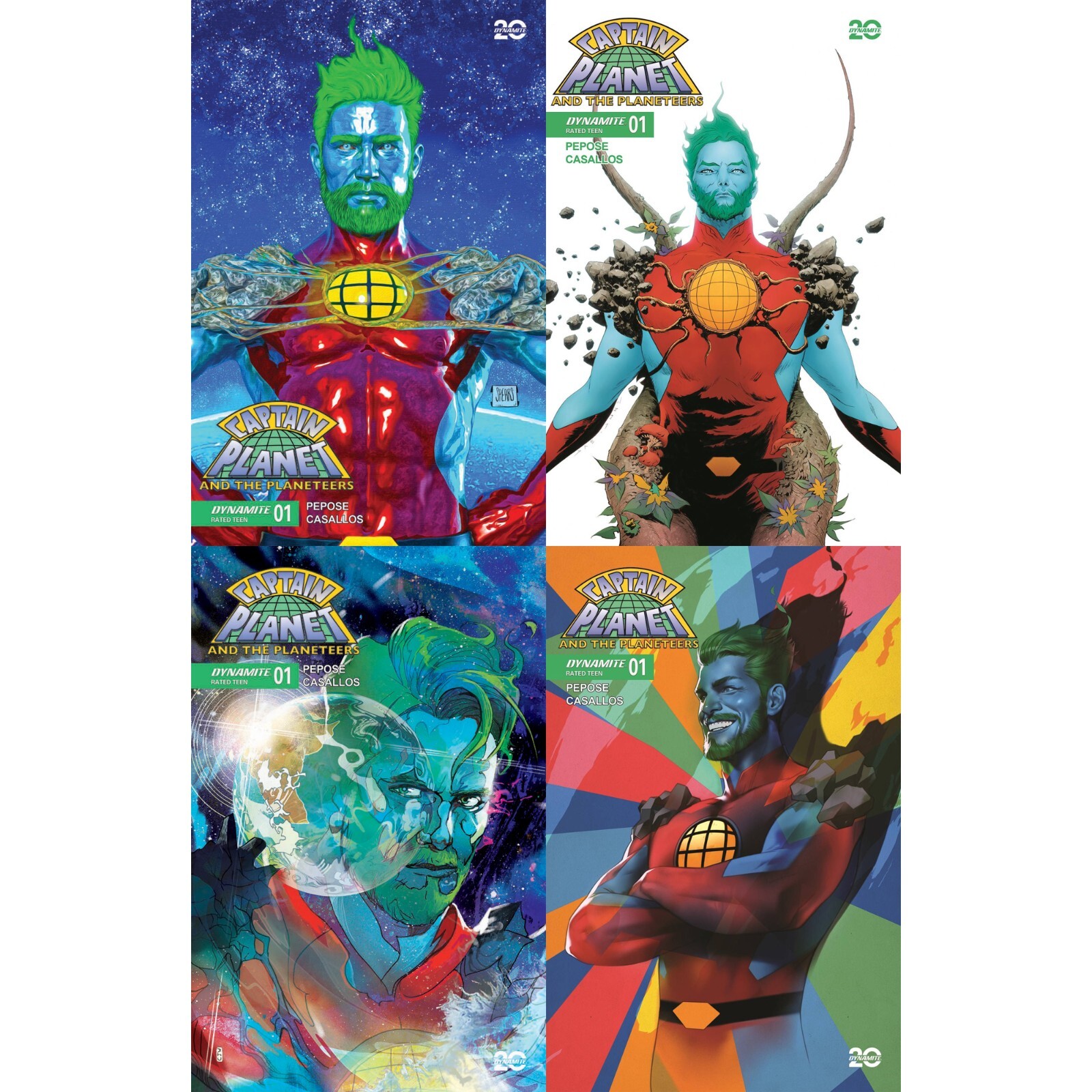 Captain Planet (2025) #1 Dynamite Enertainment COVER SELECT
