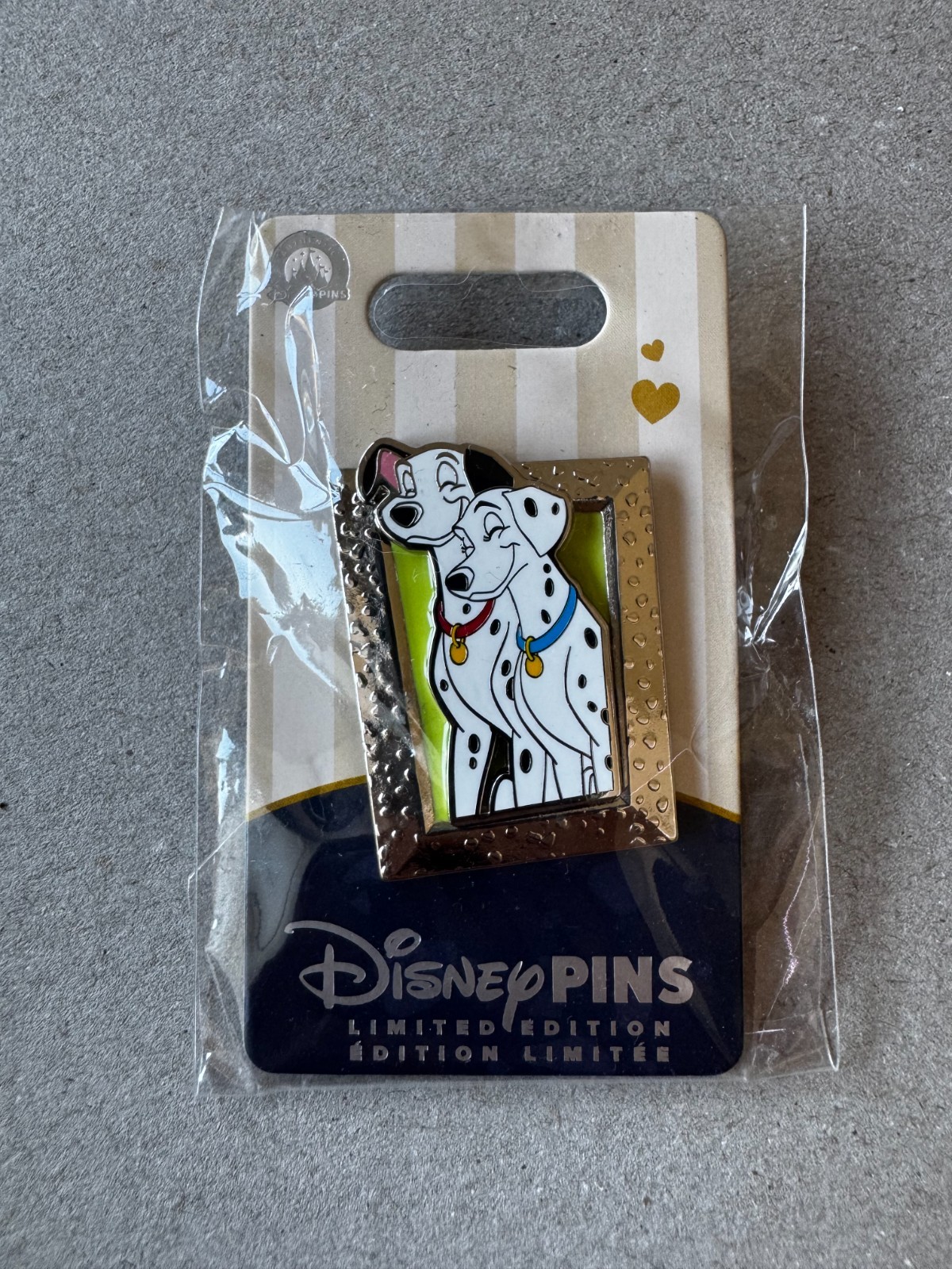 Disney Store UK Tails Of Friendship Event 101 Dalmatians Pongo and Perdita Pin