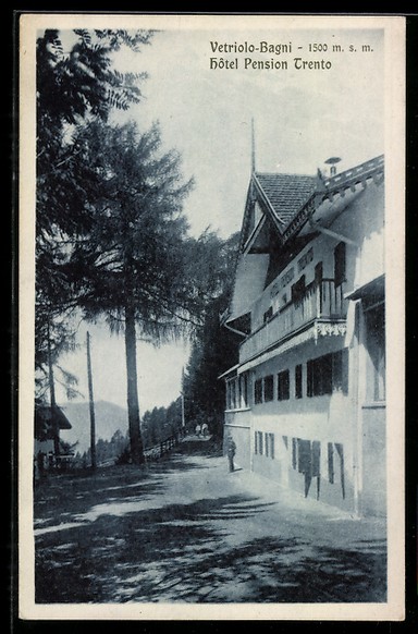 AK Vetriolo-Bagni, Vetriolo-Bagni, Hôtel Pension Trento tra gli alberi e il pae 