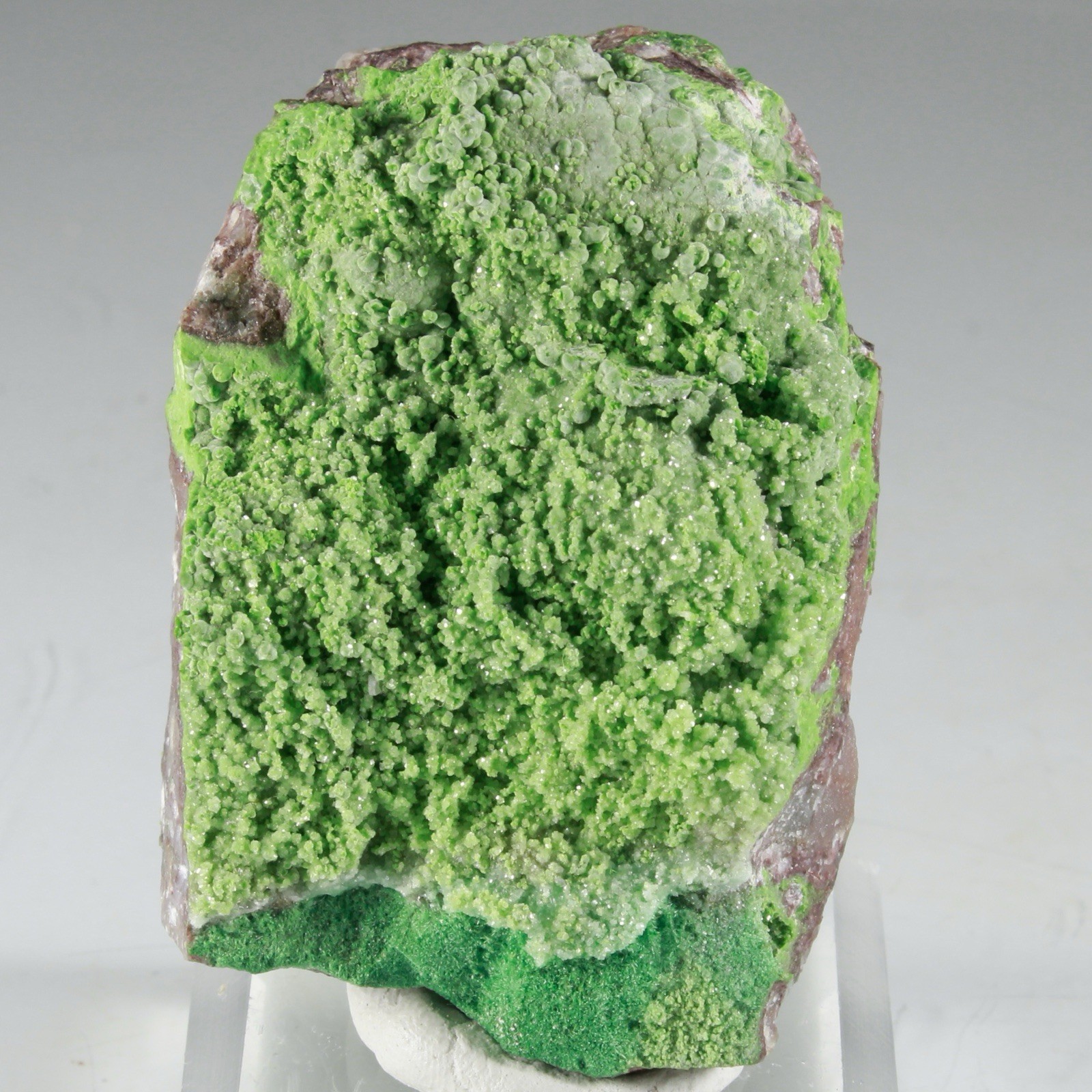Top CONICHALCITE w/ CALCITE, MALACHITE, & SMITHSONITE - Tsumeb Mine, Namibia