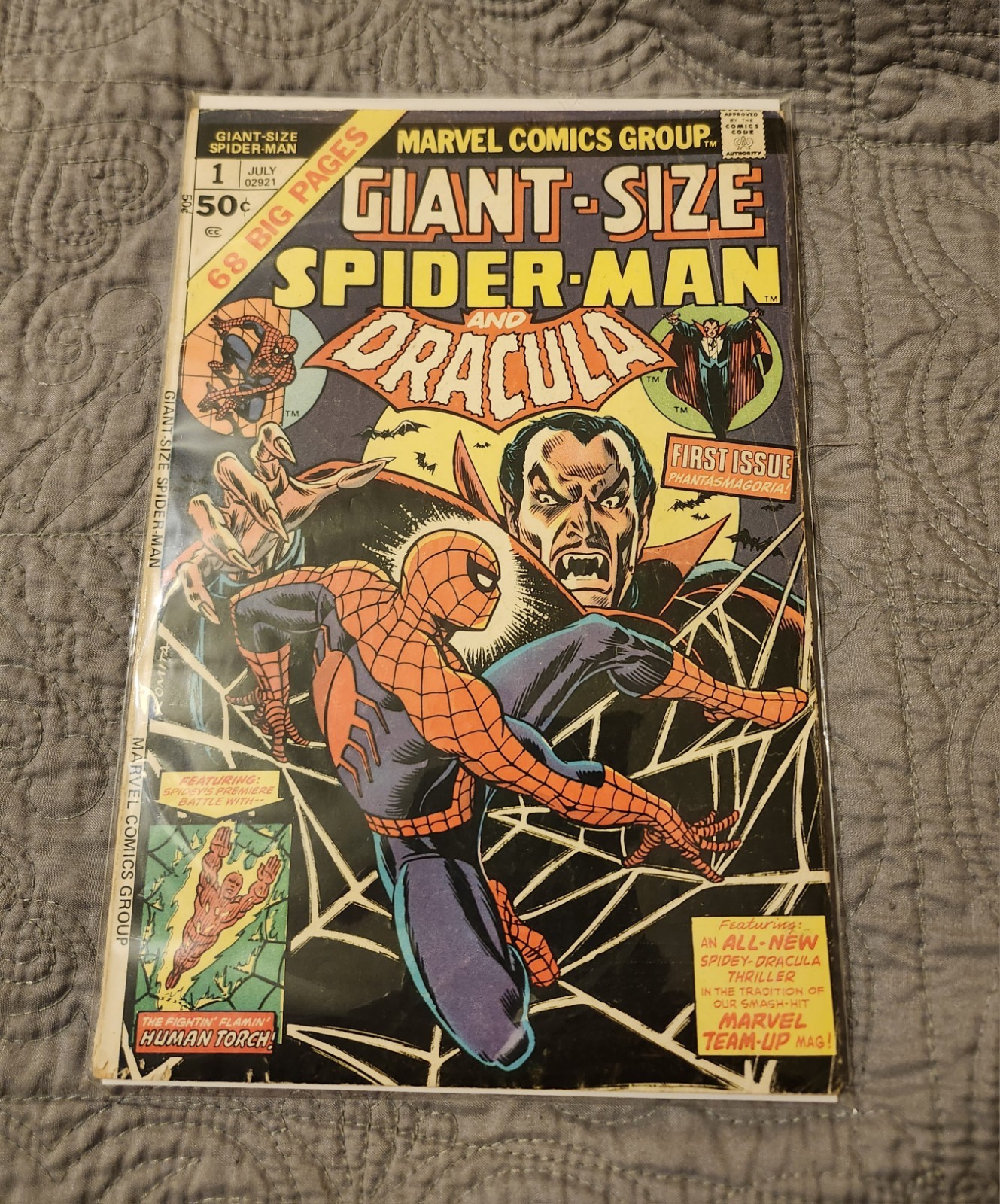 Amazing Spiderman Giant Size #1 1974 Marvel Peter Parker Dracula