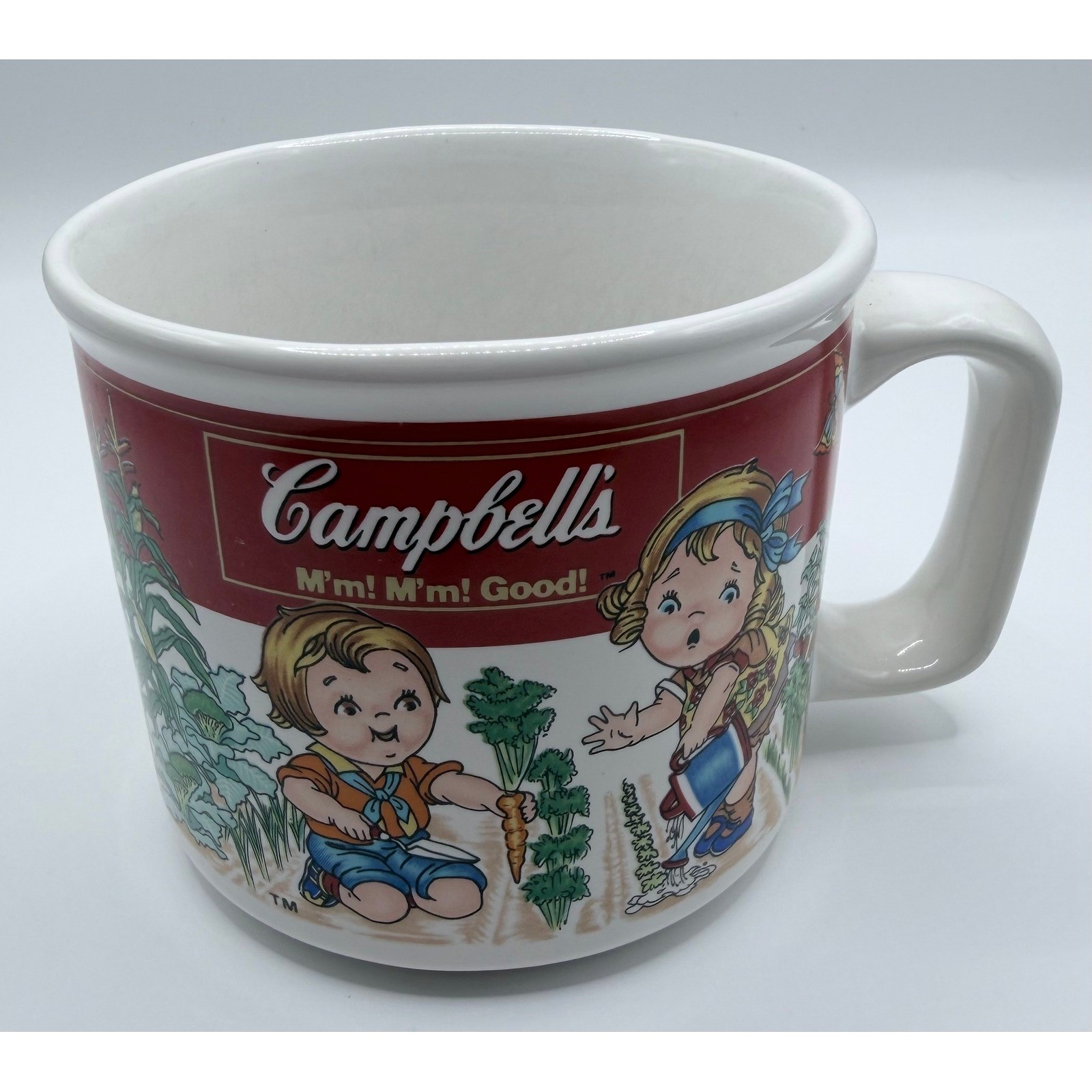 Vintage 1993 Campbells Soup Mug Westwood Campbell Kids Gardening Ceramic Cup