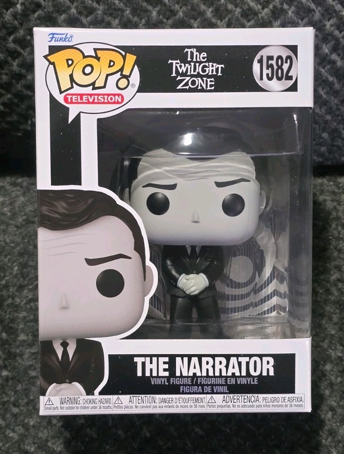 Funko Pop The Twilight Zone The Narrator #1582 Rod Serling Vaulted w/ Protector Funko Pop The Twilight Zone The Narrator #1582 Rod Serling Vaulted w/ Protector