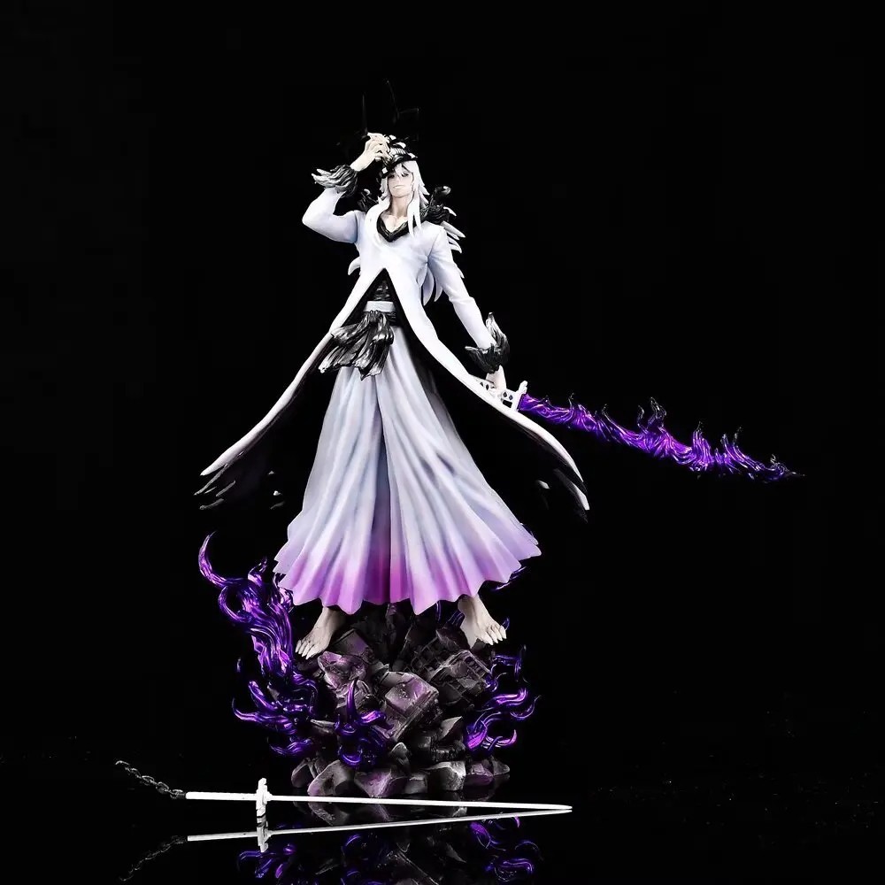 Bleach Dangai Ichigo Kurosaki 33cm Final Getsuga Tensho Mugetsu Statue PVC Model