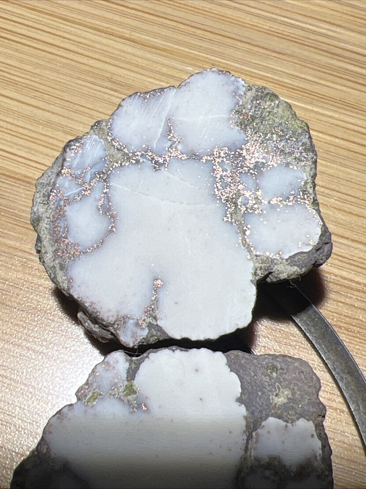 Superb Datolite, C And H 21, Copper Webbed, Copper Peppered, Datolite , Michigan Superb Datolite, C And H 21, Copper Webbed, Copper Peppered, Datolite , Michigan