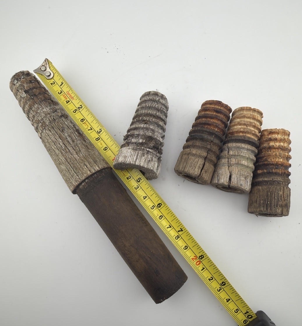 Vintage Wooden Insulator Pin & Cobs for Glass Insulators *Fast Shipping*