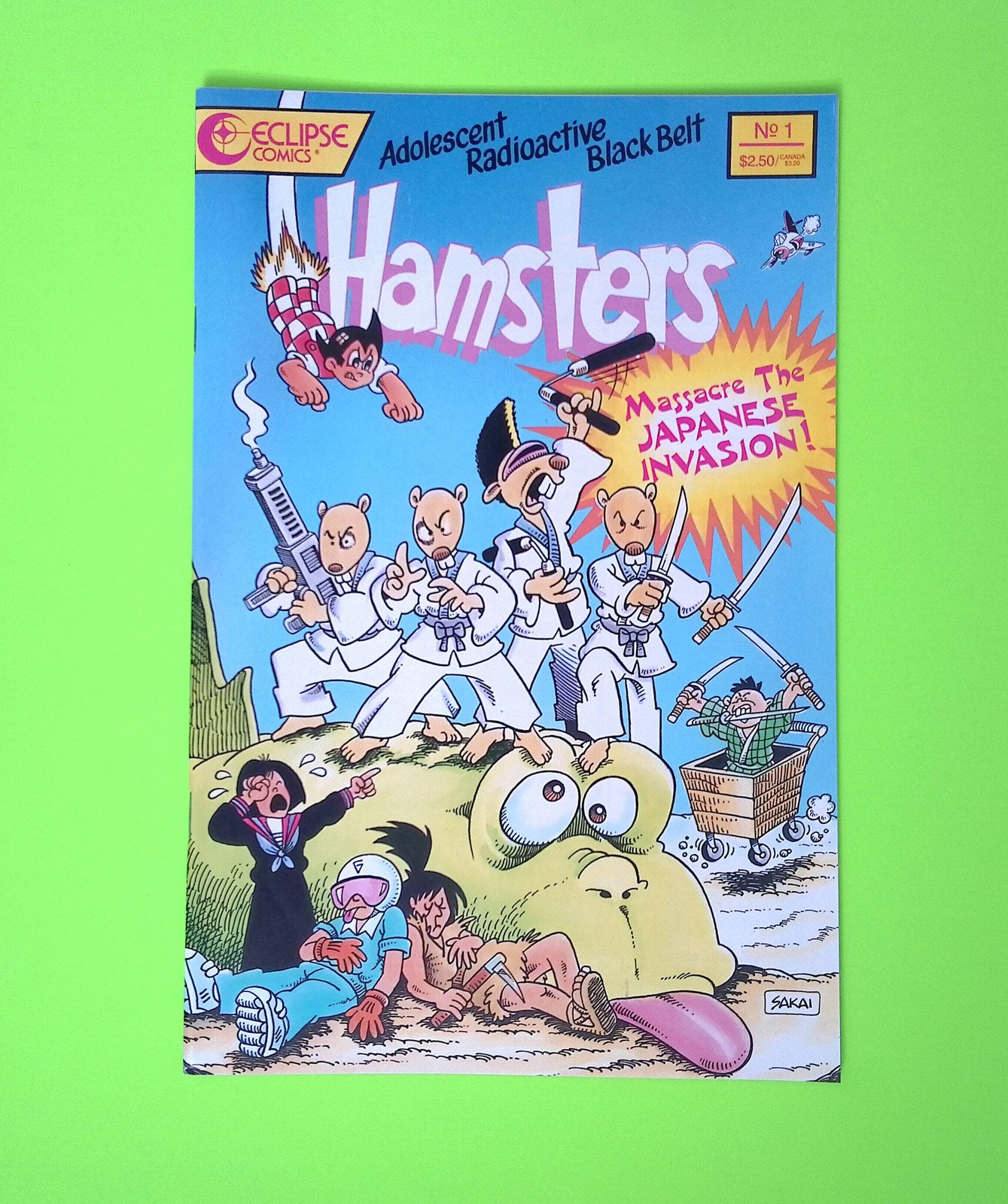 Adolescent Radioactive Black Belt Hamsters #1 One-Shot 1989 W340-10