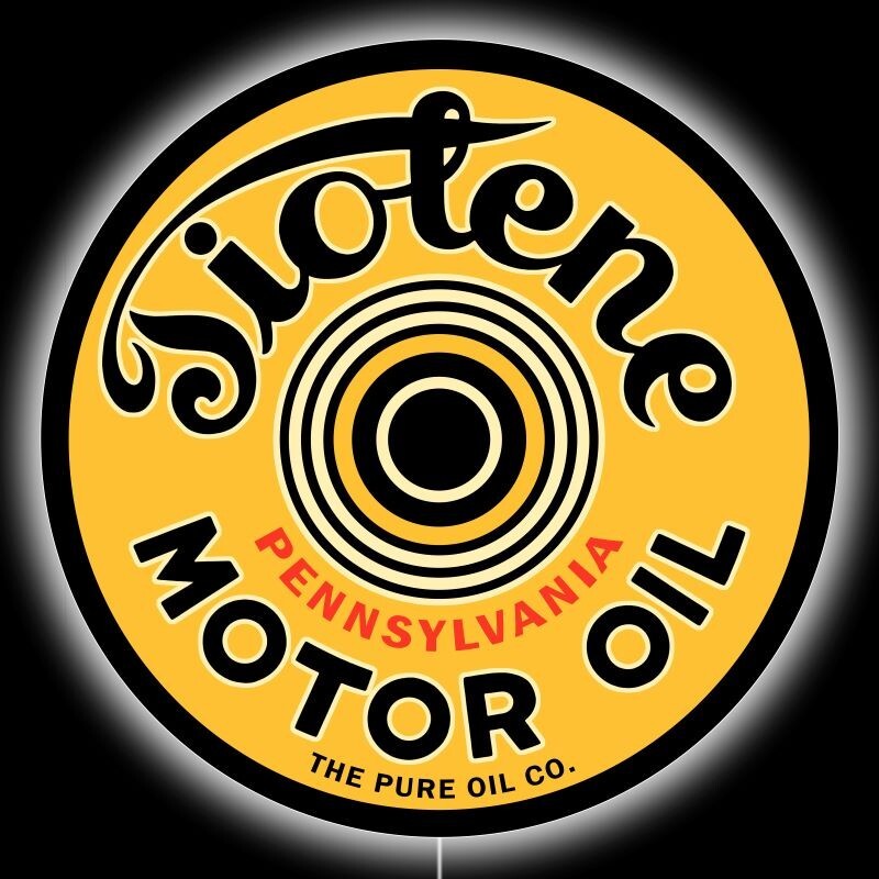 Tiolene Pennsylvania Motor Oil NEW LED Hanging Lighted Sign: 23\ Tiolene Pennsylvania Motor Oil NEW LED Hanging Lighted Sign: 23\