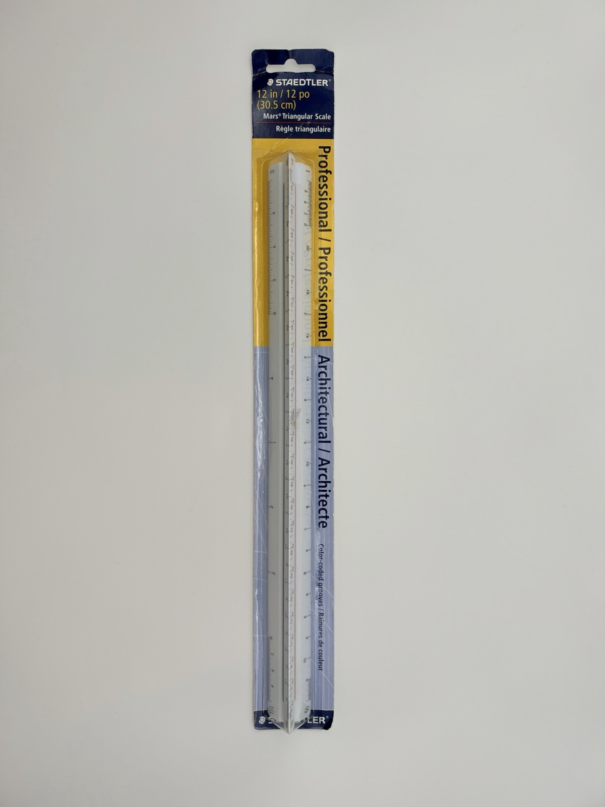 STAEDTLER Mars Professional 12in Architectural Triangular Scale 987 18-31BK