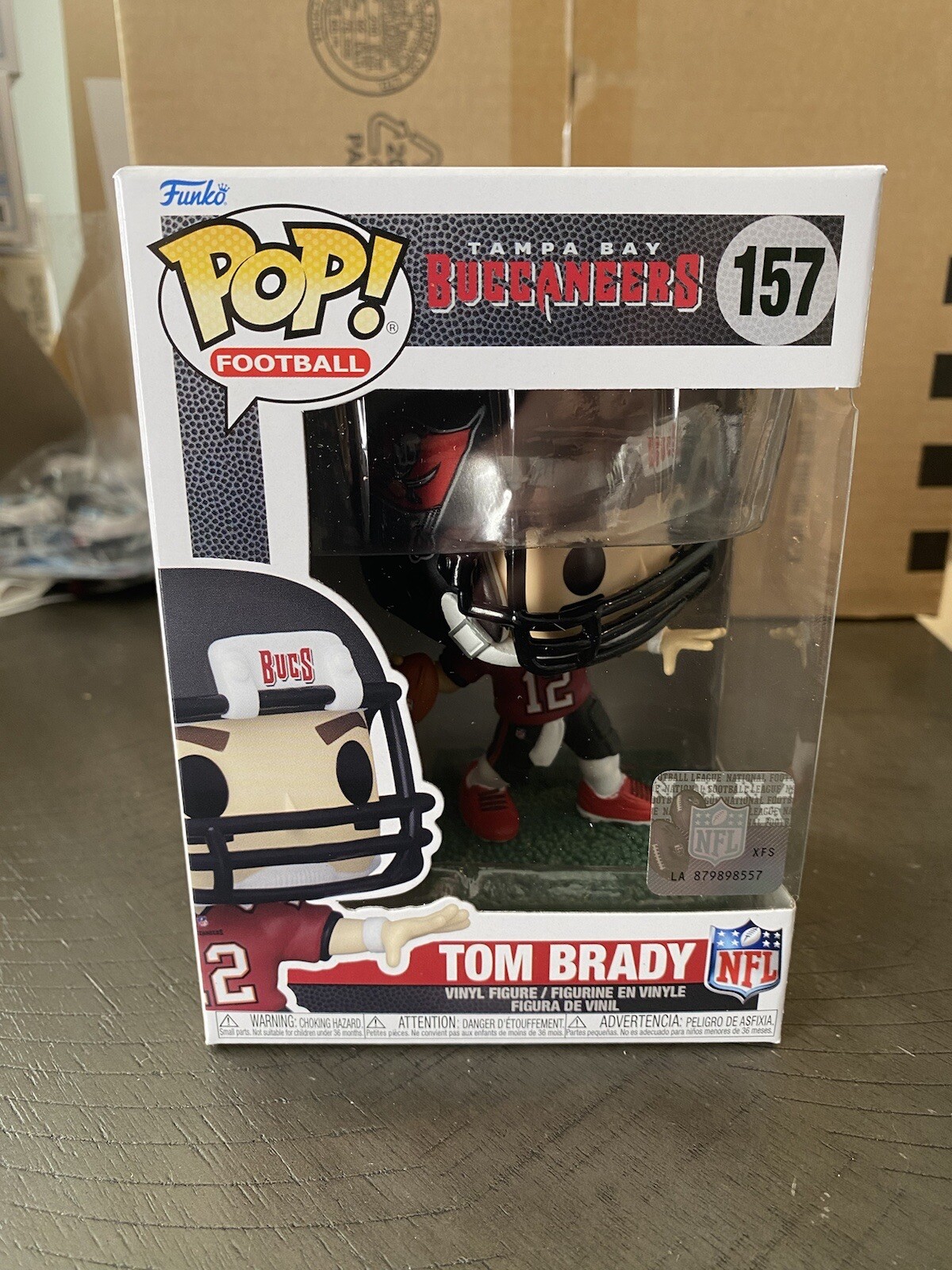 Funko Pop NFL Tampa Bay Buccaneers Tom Brady Vinyl figure #157