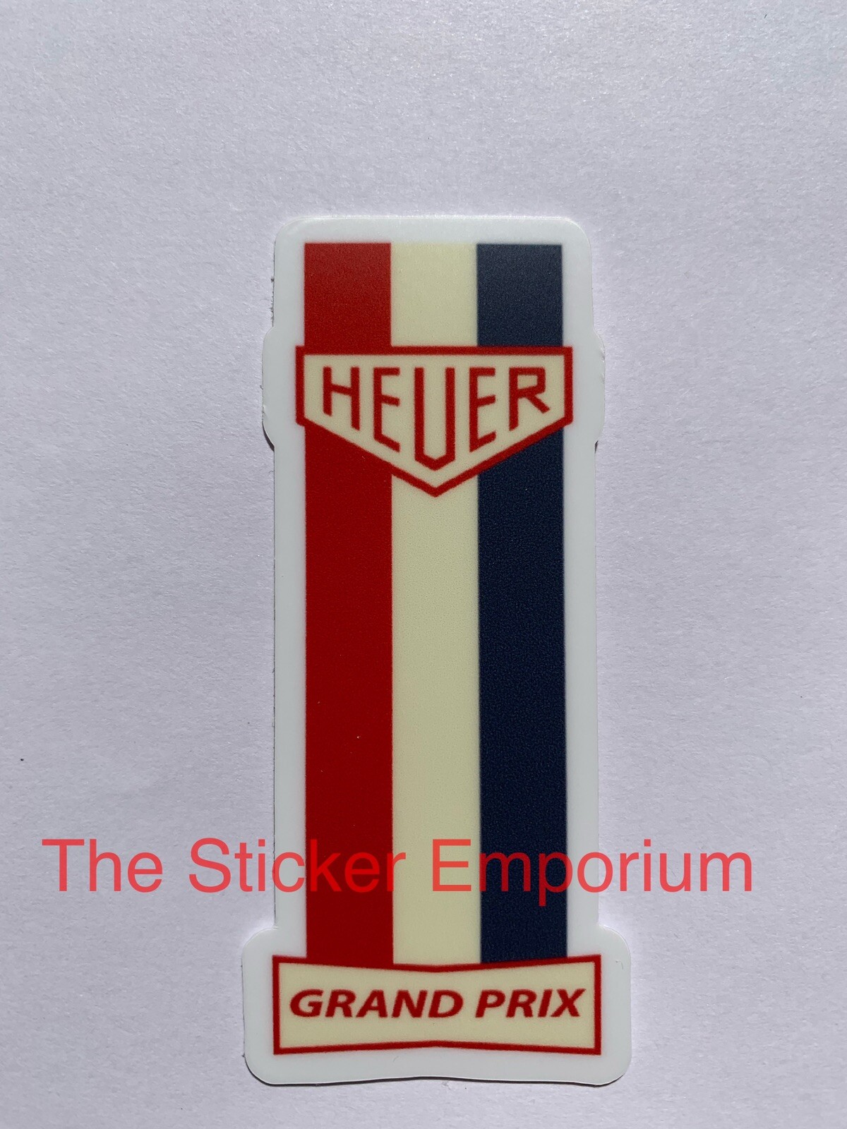 Heuer Grand Prix Sticker Vintage Style Sports Car Racing Team 4” Decal Watch Heuer Grand Prix Sticker Vintage Style Sports Car Racing Team 4” Decal Watch